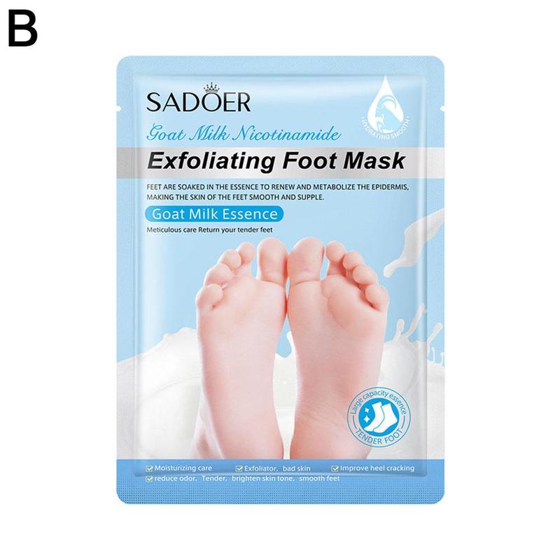 Product Introduction of New Lavender Feet Exfoliating Foot Mask Foot Bath Masks Moisturizing Dead Skin Remover Feet Peeling 47
