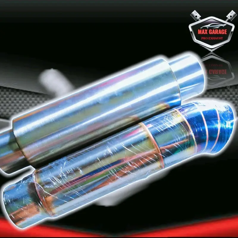 Tailpipe Knalpot Mobil merk JS RACING Diesel dan RESONATOR DIESEL untuk Pajero,Innova,Hylux,L300, kendaraan bbm solar DLL Asli Gas Mesin mobil solar bukan untuk Motorcycle 0