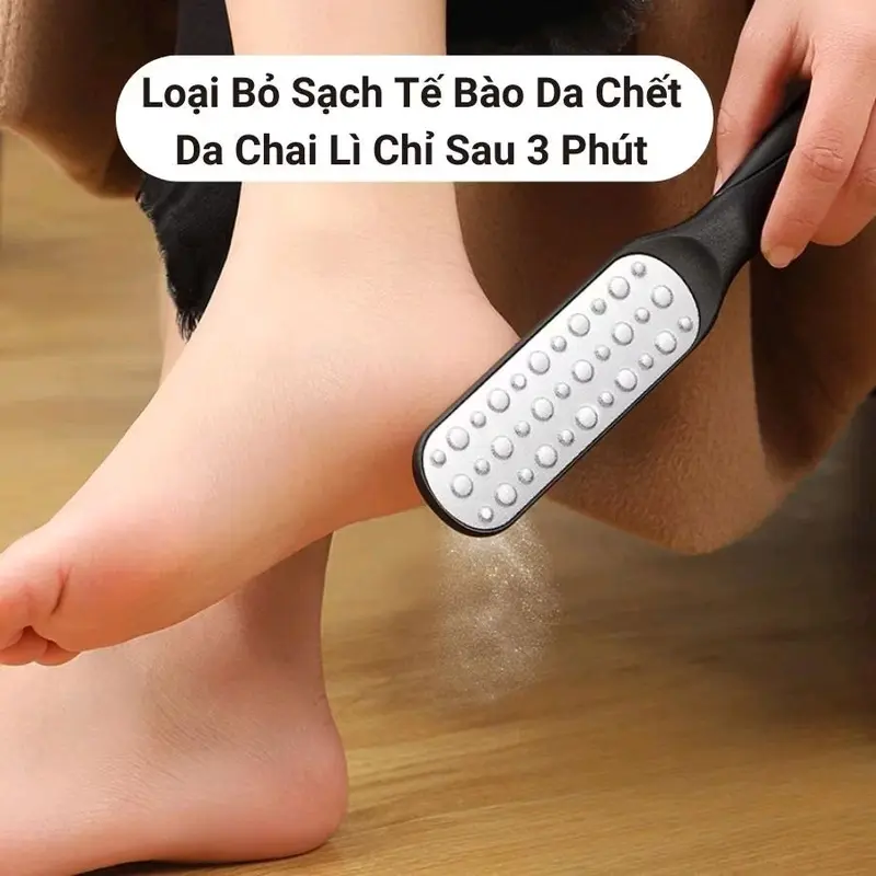 Combo 2 Chiếc Chà Gót Chân Giúp Làm Sạch Những Tế Bào Da Chết Ở Chân Trở Nên Mượt Mà, Chà Gót Chân 2 Mặt Tại Nhà 3