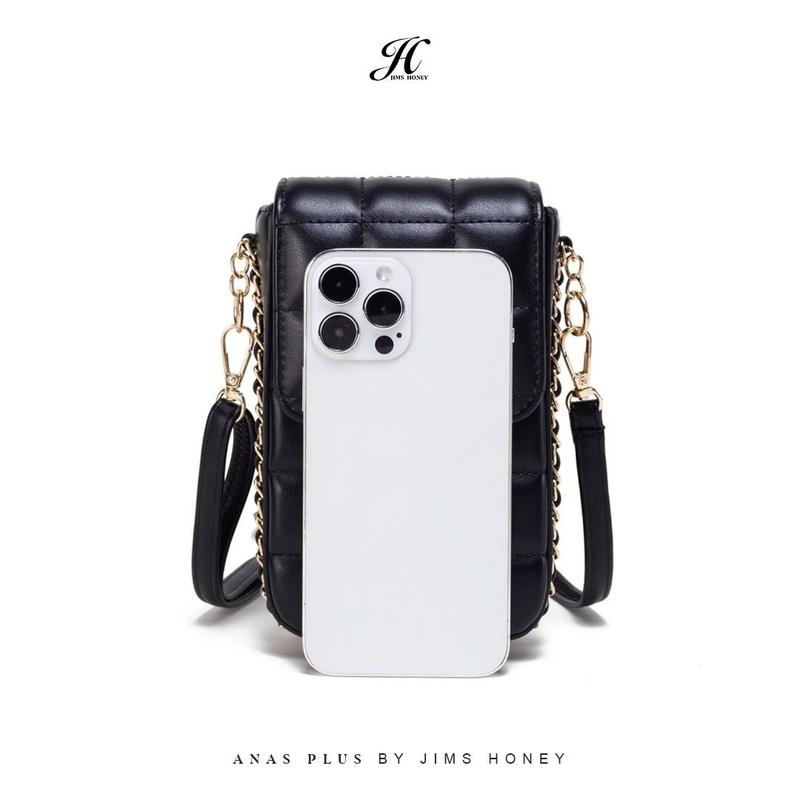 Product Introduction of Anas Mini Bag Jims Honey Tas Selempang Bahu HP Wanita Elegan Polos Kulit PU 2