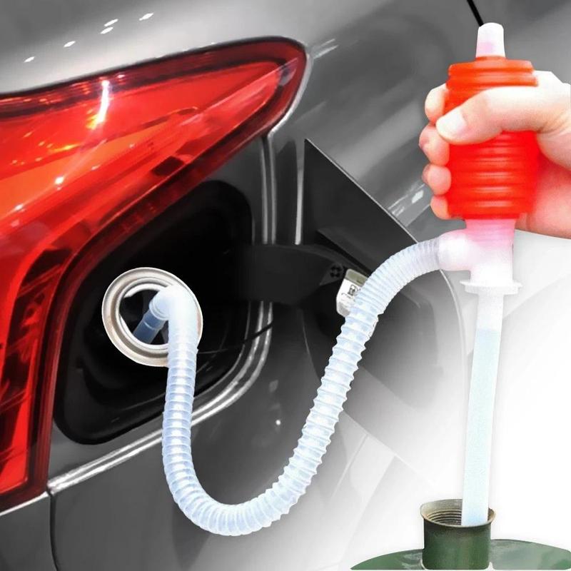 Product Introduction of Car Truck Manual Pump Fuel Gasoline Diesel Transfer Suction Cup Manual Fuel Pump Siphon Water Suction Fuel Transfer Pump Funnel 6