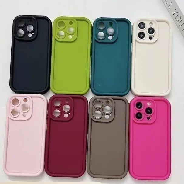 Pure color diamond sand is suitable for 16promaxiphone15pro mobile phone case iphone14 13pro simple 12
