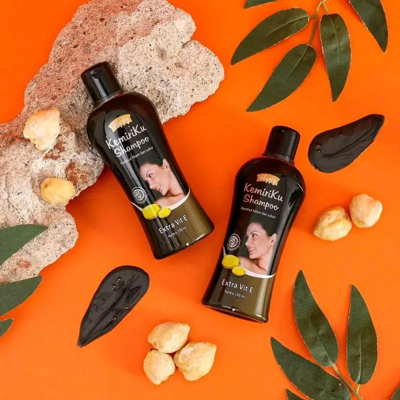 HAPPY KEMIRIKU SHAMPOO-menghitamkan menebalkan menyehatkan rambut 1