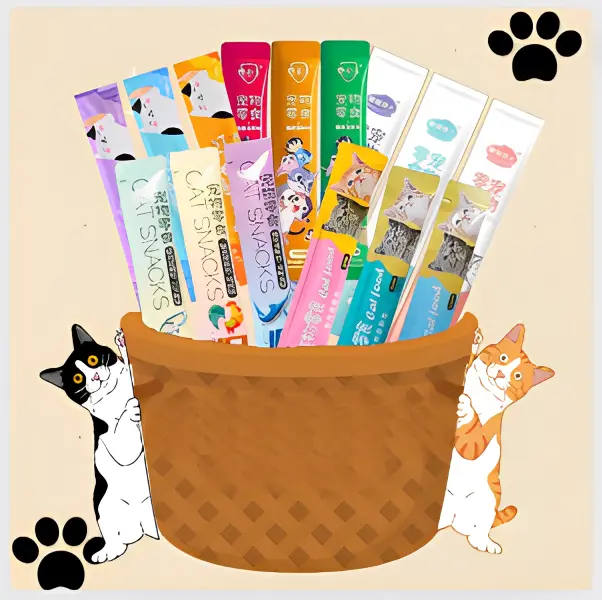 Snack Makanan Kucing Basah/ Wetfood Cemilan Stick/ Pet Strip Kucing
