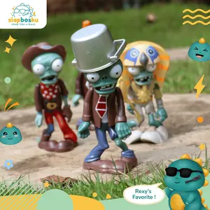 NEW - MAINAN ANAK PLANTS VS ZOMBIES 2 SET ACTION FIGURE TEMBAK PLANT VS ZOMBIE PVZ