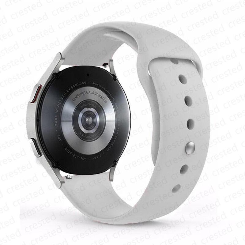 Dây đeo cho Samsung Galaxy Watch 4 44mm / 3 45mm, Dây đeo Gear S3, Vòng đeo tay silicon, Đồng Đồng Hồ Huawei GT 2 / 2e / pro Active 2 46mm / 42mm, Kích thước 20mm / 22mm 6