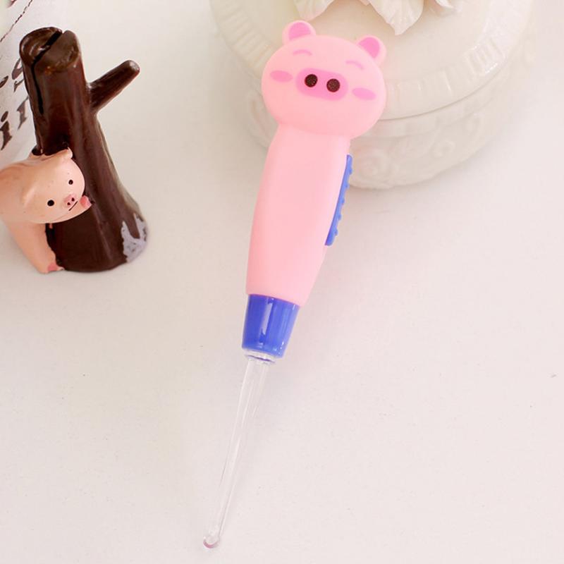 Product Introduction of Ear Spoon Cleaning LED Lighting Cute Cartoon Animal Detachable Earwax Remover Tool Safety Cleaner #306728 40