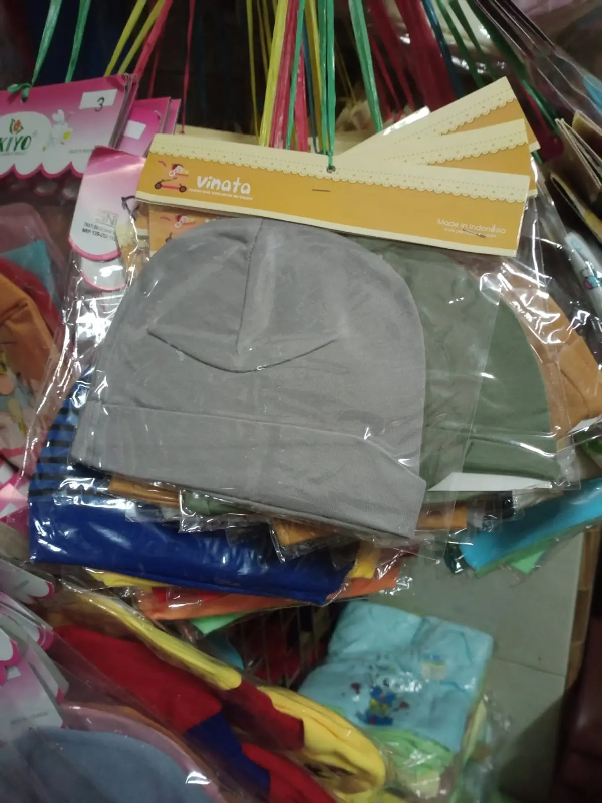 Topi Bayi Polos/ Kupluk Bayi Motif/ Topi Bayi/ Pelindung kepala bayi/ Pakaian Bayi/ Perlengkapan Bayi Katun Nyaman Berpori Lembut Cewek Cowok Bayi Baru lahir Balita