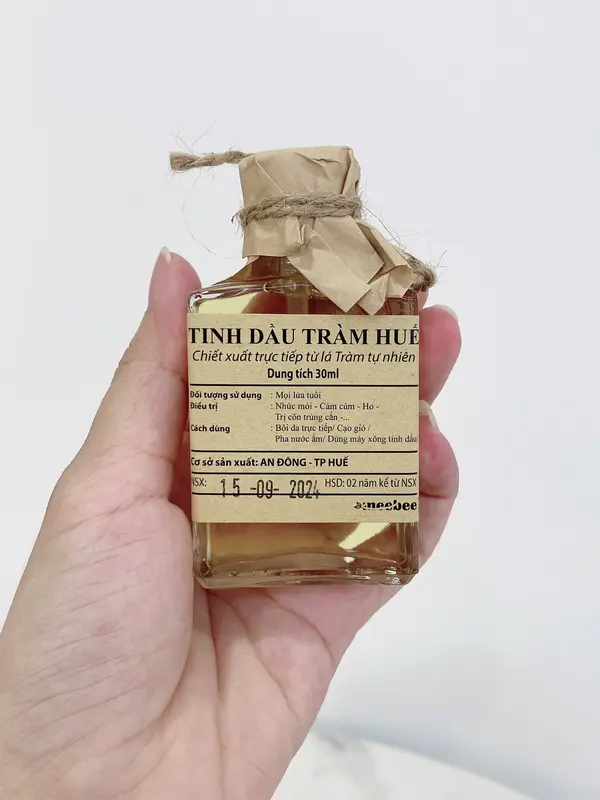 Tinh dầu tràm/khuynh diệp Meebee Huế Chính hãng nguyên chất đậm đặc- Chính hãng An Đông, Huế 1