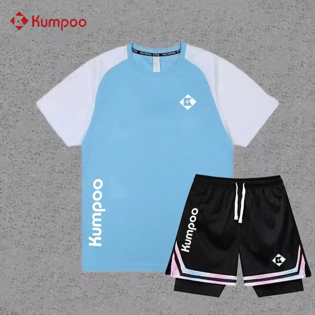 Trang Phục Quần Áo Cầu Lông, Kumpoo, Dành Cho Nam Và Nữ, Nhanh Khô, Thoáng Khí, Áo Phông, Thích Hợp Cho Các Sự Kiện Thể Thao, Thi Đấu Và Huấn Luyện, Quần Đùi Nam ngắn Tay, Hàng Mới Về 2024
