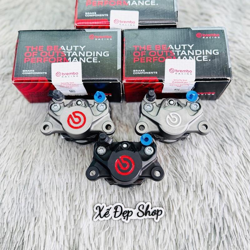 Heo dầu Brembo 2pis xams logo bạc - xám logo đỏ - đen logo đỏ - chính hãng - phụ kiện thay thế heo dầu Phanh