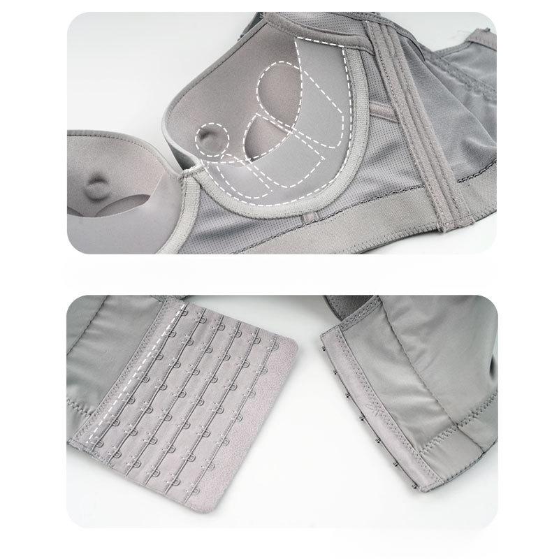 Product Introduction of New Seven-breasted Full-cup Plus-size Underwear Women Gathered on The Collection of Auxiliary Bra Without Steel Ring. Womenswear Comfort 5