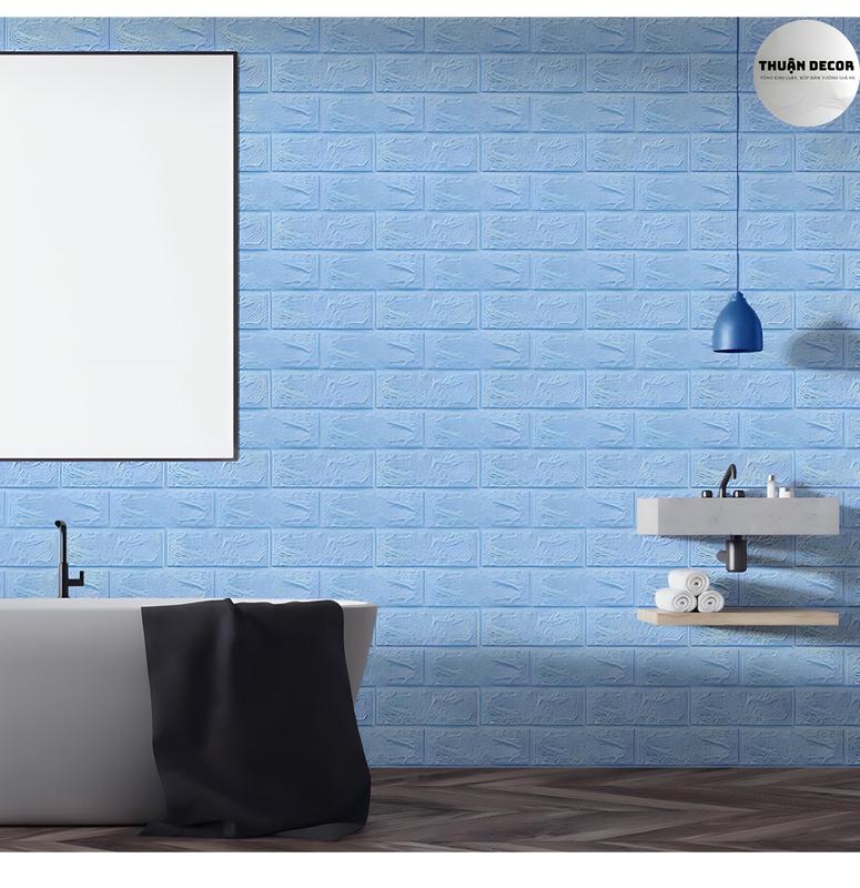 Combo 70 Miếng Xốp Giả Gạch Dán Tường Siêu Rẻ Kích Thước 70x40cm