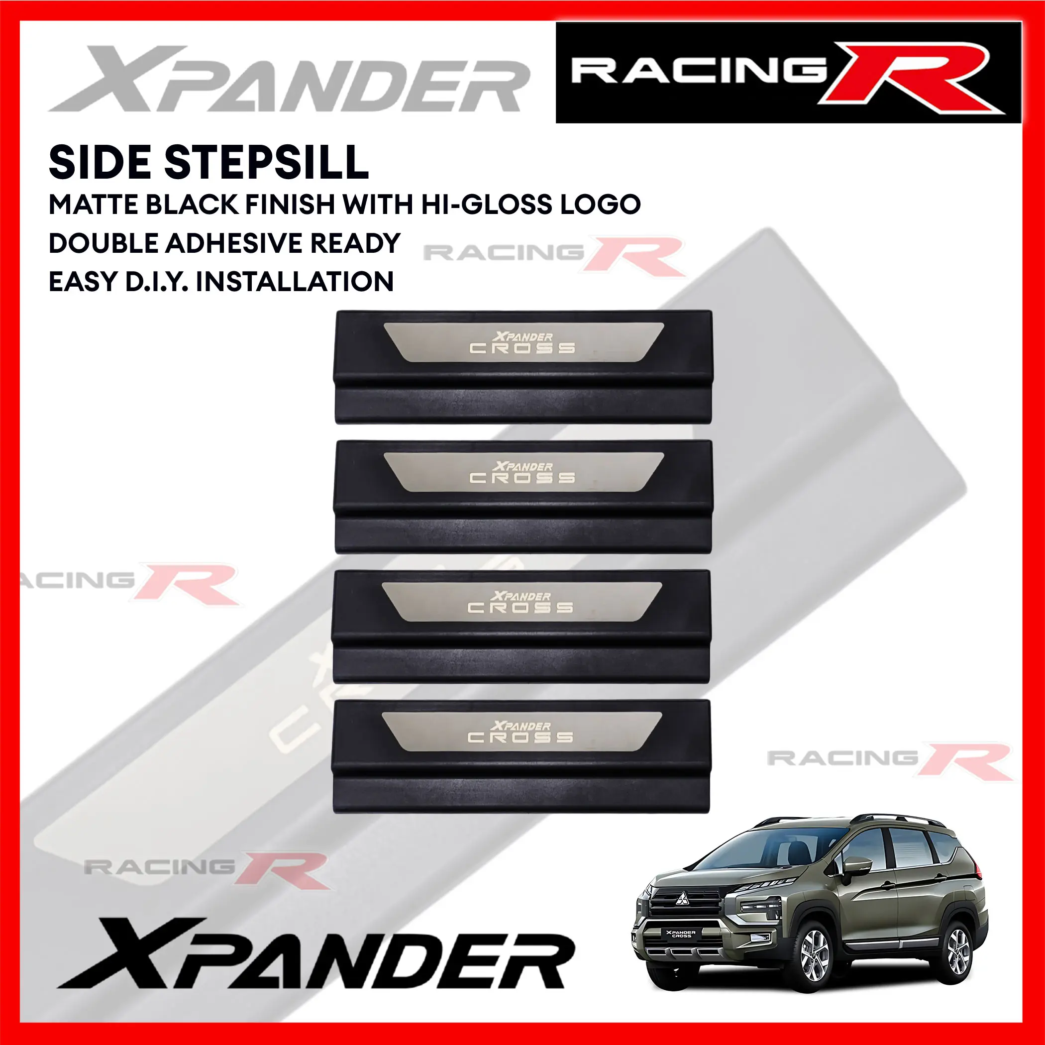 Mitsubishi Xpander Cross 2020 to 2026 OEM Side Stepsill Door Step Sill ...