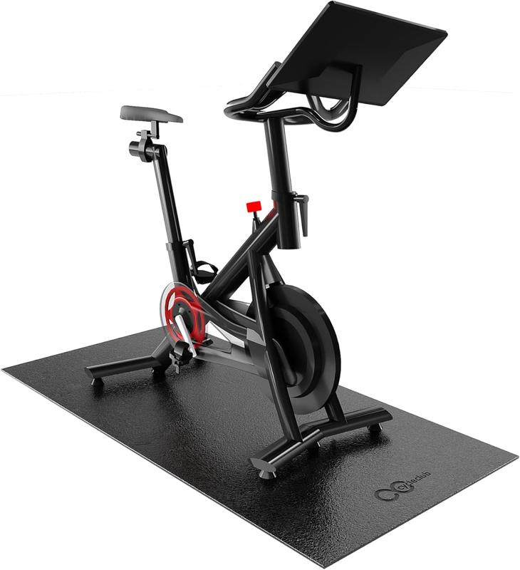 Indoor spin bike mat sale