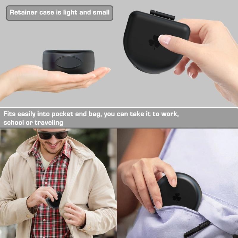 New Portable Enture Denture Storage Box Silicone Practical Tooth Socket Box Lightweight Orthodontic Braces Holder Organizer Box Travel 1