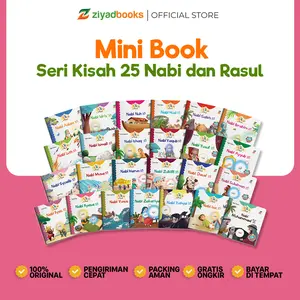 (Isi 25 Buku) Mini Book Seri Kisah 25 Nabi dan Rasul - Buku Cerita Anak Islami 1 2 3 4 5 6 Tahun - Ziyadbooks
