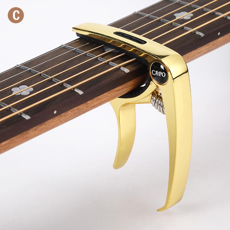 Product Introduction of Capo Gitar, Bahan Logam, Sesuai untuk Gitar Akustik / Elektrik / Klasik, Pengapit Kunci Tune Perubahan Pencetus 23
