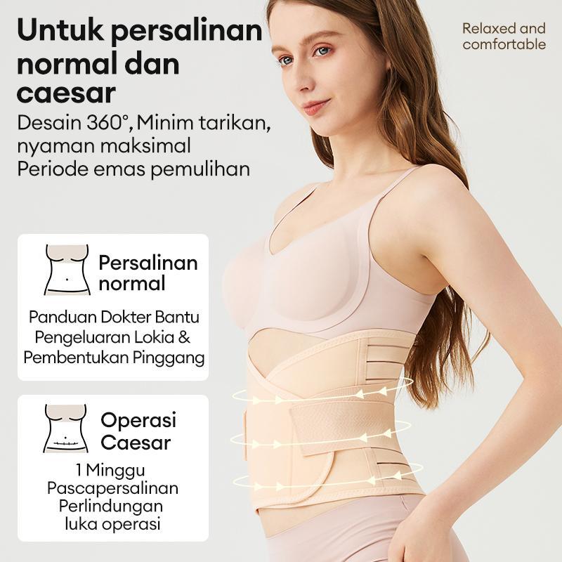 Korset Pasca Melahirkan Nano Bambu - Tidak Pengap & Bernapas - Mengurangi Nyeri Punggung & Mendukung Pemulihan Pasca Caesar/Normal Korset Pasca Melahirkan Nano Bambu - Tidak Pengap & Bernapas - Mengurangi Nyeri Punggung & Mendukung Pemulihan Pasca Caesar/Normal