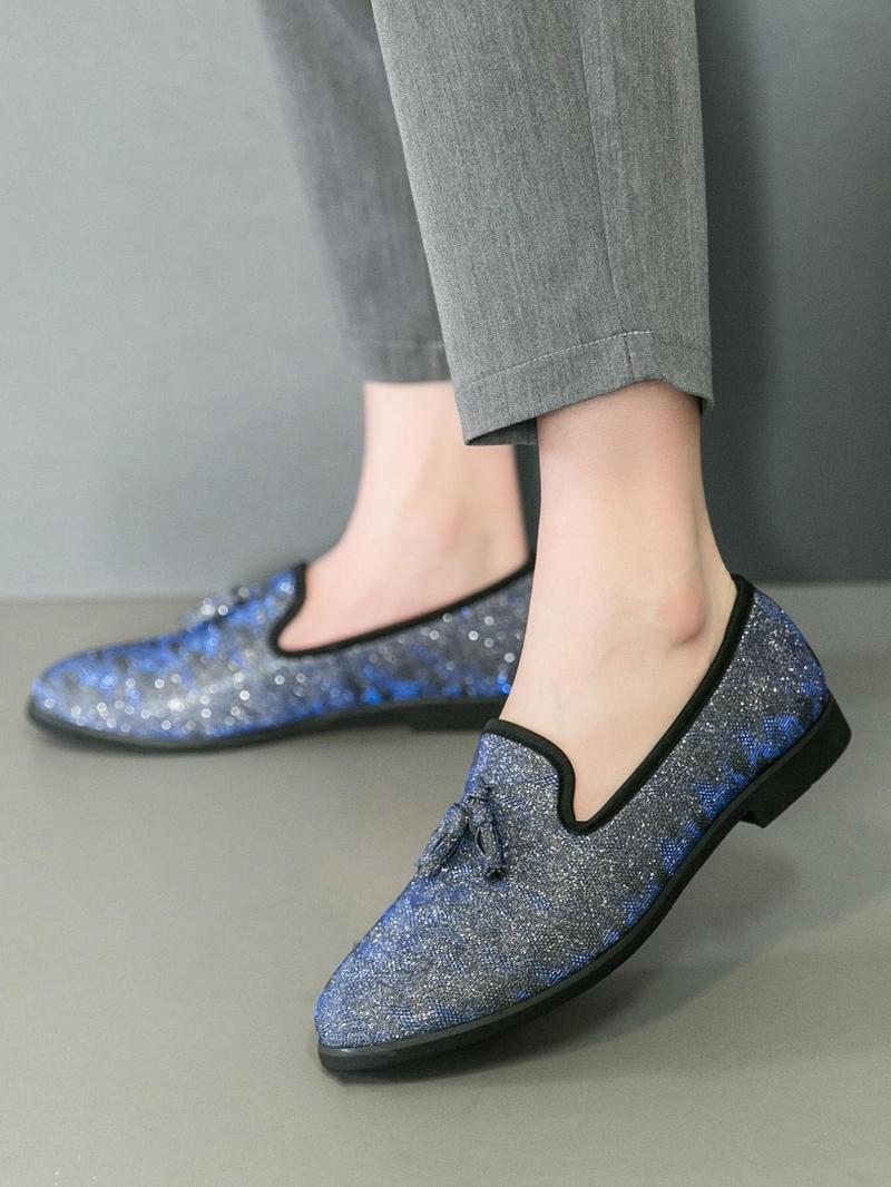 Product Introduction of Men's Slip-on Loafers, Lightweight Comfortable Loafers for Party, Daily Clothing Decor for Men, Footwear 8