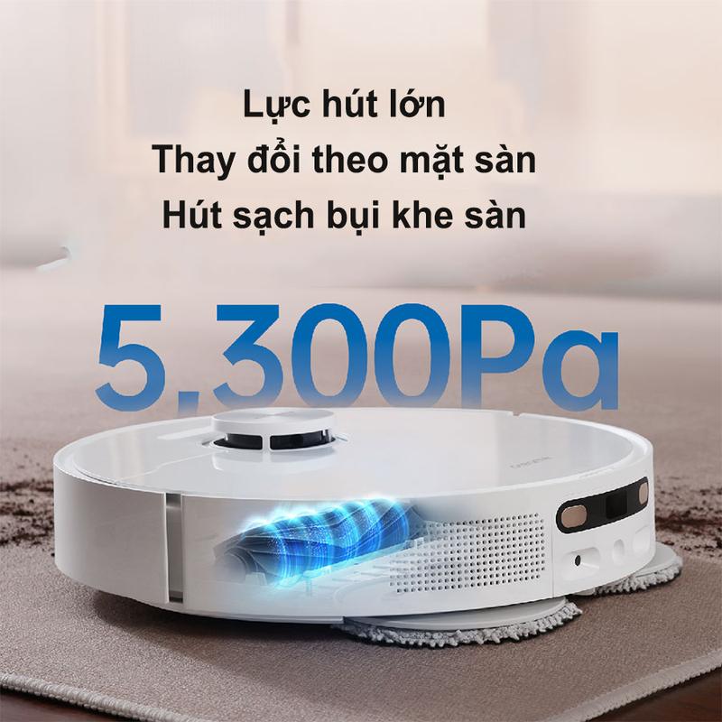 Robot Hút Bụi L10S Ultra SE - Tự Giặt Giẻ - Tự Đổ Rác - Tự Châm Nước Lau Sàn - Tự Nâng Hạ Giẻ - Sấy Giẻ Khí Nóng - Tự Cấp Xả Nước 4