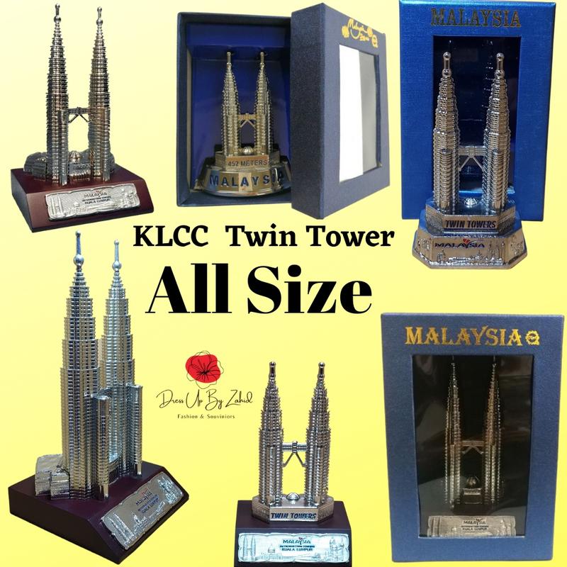 Malaysia KLCC Petronas Twin Tower Metal SOUVENIR GIFT Home Decoration ...
