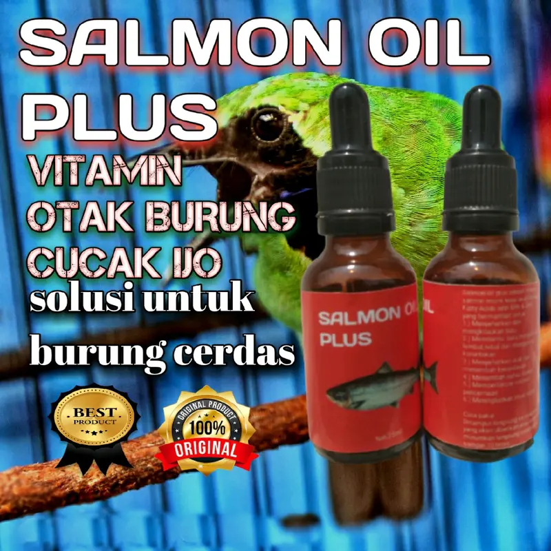 Penggacor Burung Cucak Ijo Salmon Oil Plus 2