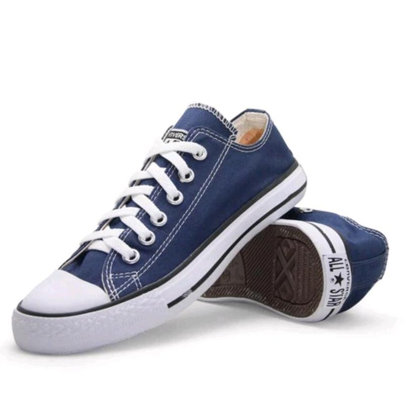 Sepatu Sneakers All St4r C0nverse Blue Low Basic (bisa COD) 0