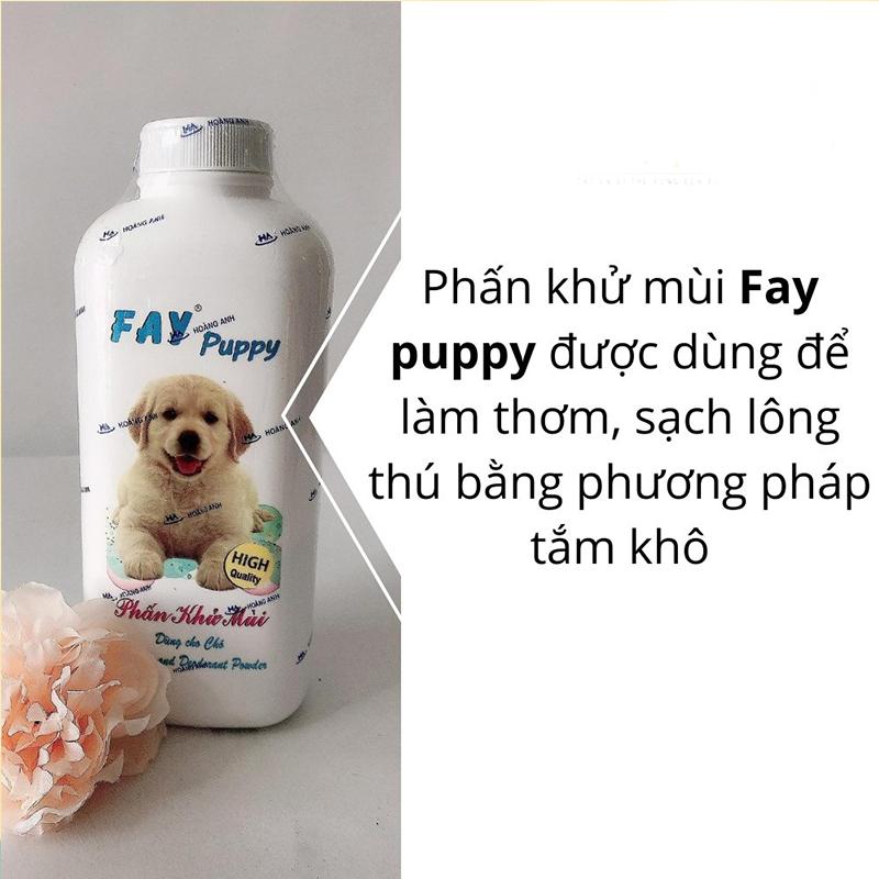 Bột tắm khô cho chó mèo Fay - Phấn tắm khô cho chó mèo Fay 2