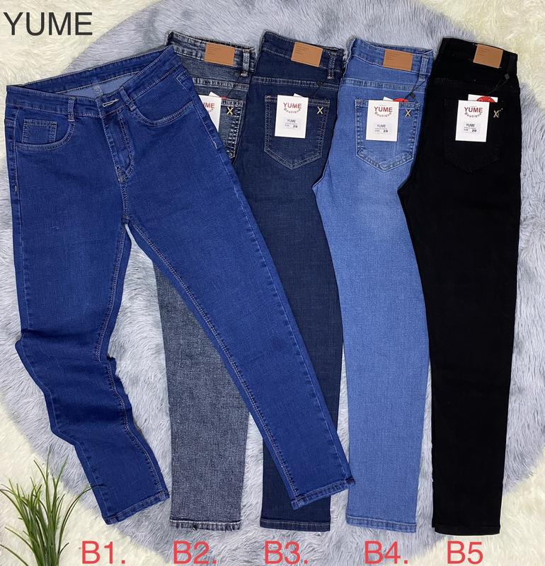Quần dài jean YUME JEAN BIGSIZE [FREESHIP khi mua hàng] có size 26-46. Vải dày và co giãn Nữ Pants