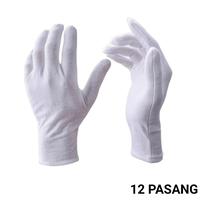 Gambar 12 PASANG sarung tangan paskibra /sarung tangan upacara putih - Putih Pakai kancing, 12 PASANG dari Alzura Kota Administrasi Jakarta Utara 1 Tokopedia