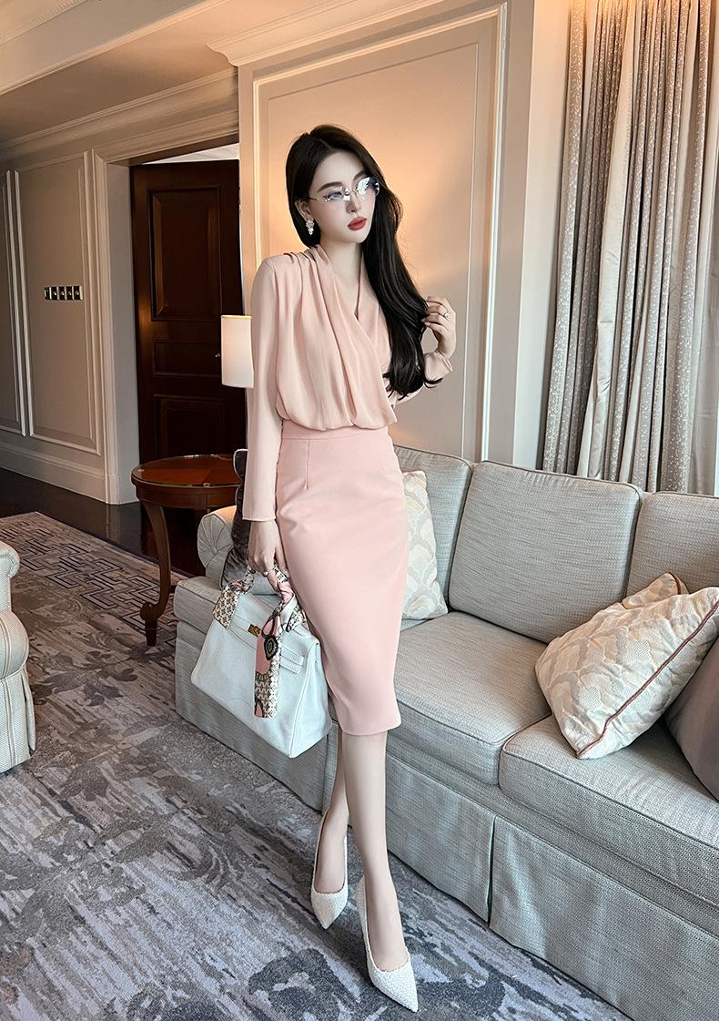 Product Introduction of Fashion Shirt Women's work shirts, satin shirts White Shirts, Long Sleeve Shirts, Korean Shirts, Blouses, Women's Shirts 30019 19