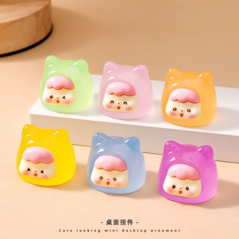 Product Introduction of น้องแมวเรืองแสงสุดน่ารัก น้องๆมีทั้งหมด 6 แบบน้า สั่ง1เปิด 6 toys 0