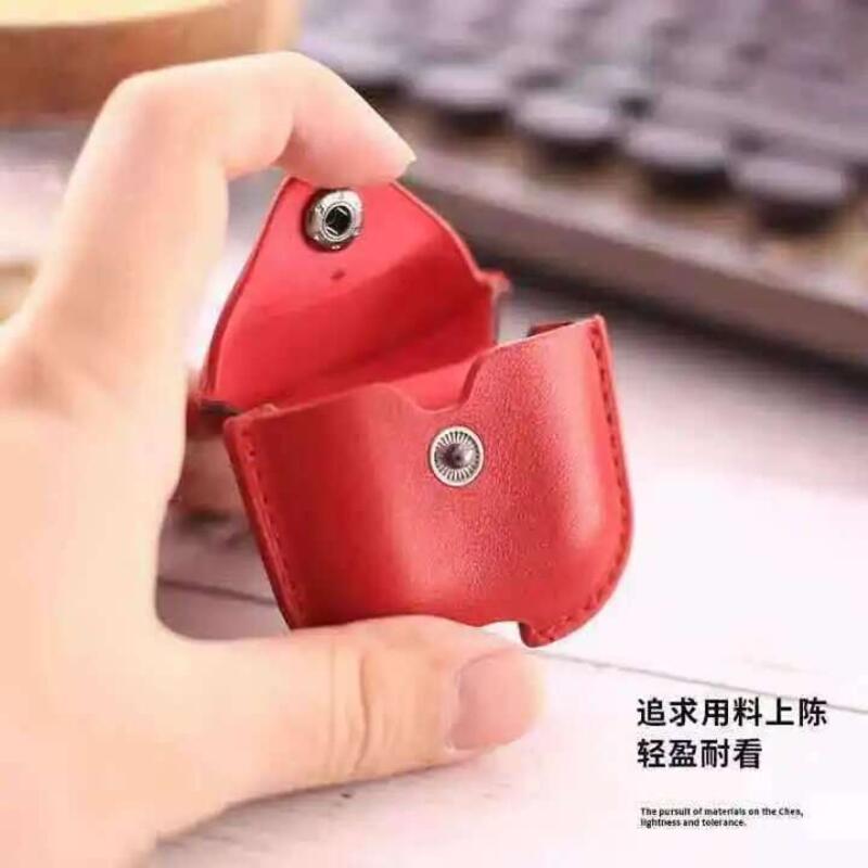 Product Introduction of PU Leather Bluetooth Earphone Case Protective Cover for  1 2 3 Cases Charging Box with Hooks 25