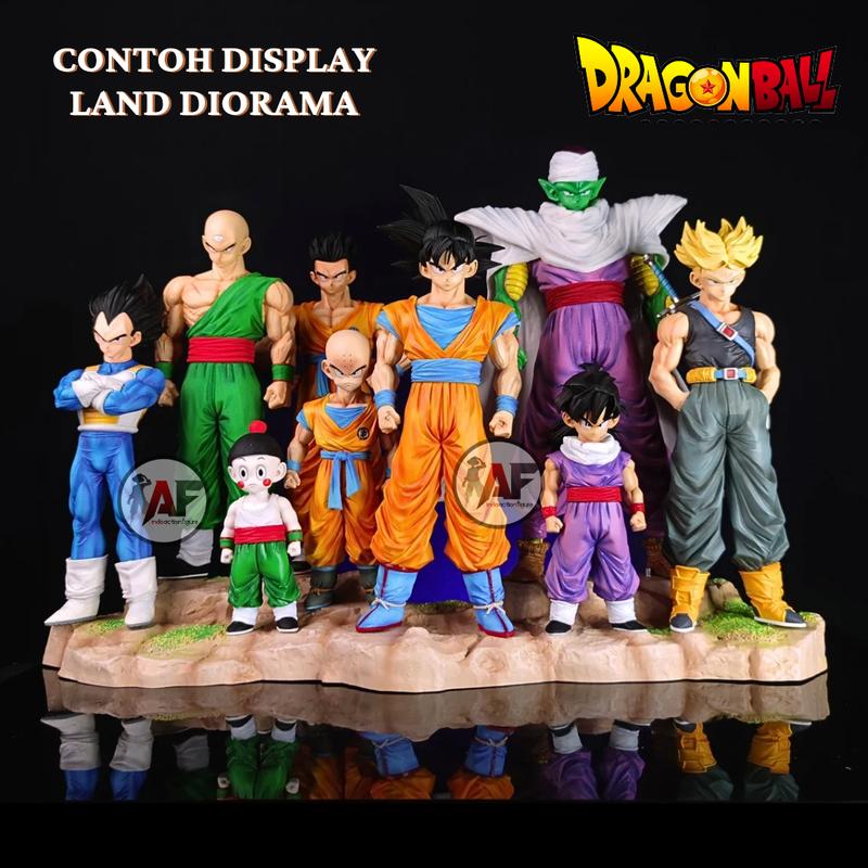 Statue Dragon Ball Son Goku, Son Gohan, Krillin, Piccolo, Yamcha, Vegeta, Trunks, Tenshin Han, Chiao Tzu Infinite Studio Design Recast 2.0 1