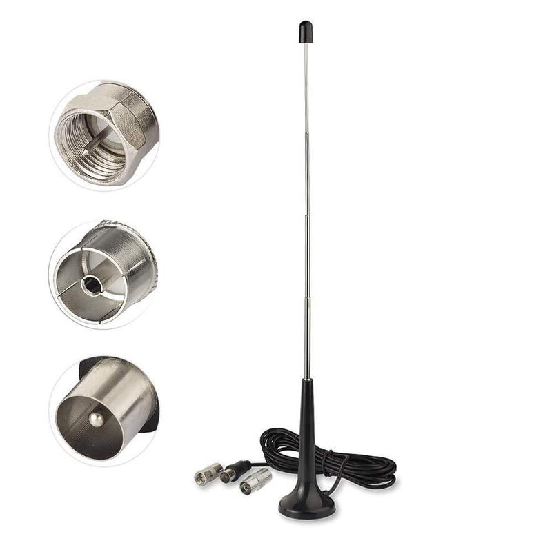 Useful Enhanced Signal AM/FM Antenna Universal Connector Adapter Receiver Tuner DAB Radio Antenna 5
