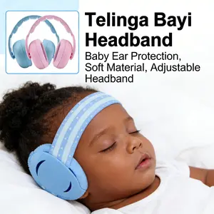 Topi Anti Bising Bayi 2-in-1 – Headphone Anak Keren dengan Selimut Lebih Empuk, Pengurangan Noise 25dB, Dapat Disesuaikan & Lebih Ringan, Aman untuk Anak 0-4 Tahun