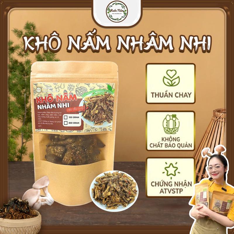 Khô nấm hương Đà Lạt ăn vặt Food - Sản phẩm ăn vặt chất lượng