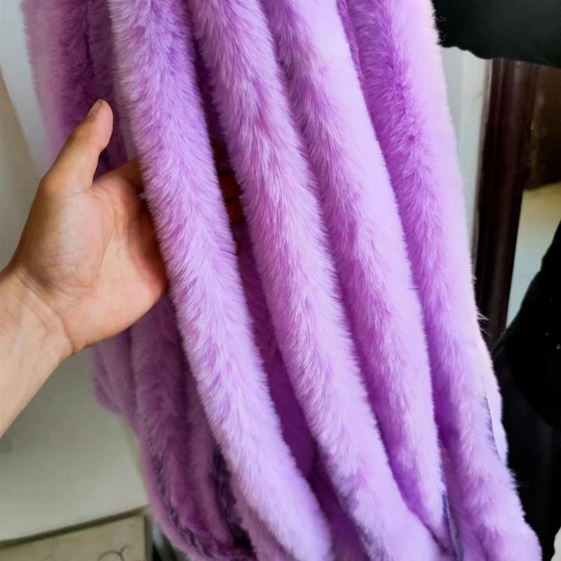 Product Introduction of Children's Clothing Placket 1M Faux Fur Ribbon Tape Handmade Wool Tops Stage Costume Fluffy Trim Cuff Plush Strip DIY Apparel Sewing Artificial Fur Stripe Decoration 10