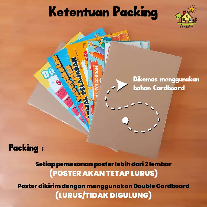 Cetak Poster Custom ukuran A4, A3, A2, A1 dan A0 3