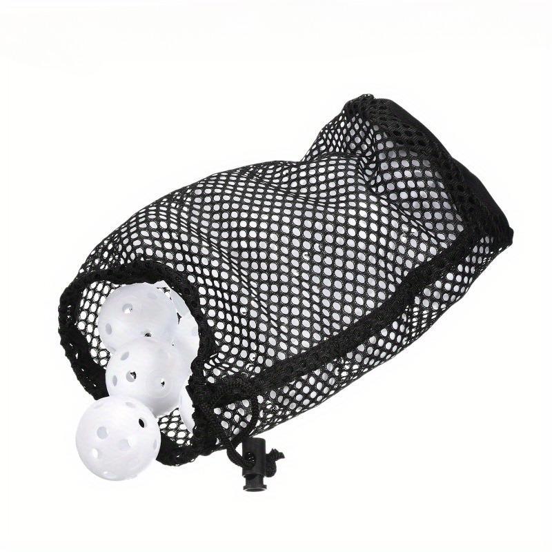 Durable Golf Ball & Pickleball Net Bag, 2 Counts Lightweight Ball Storage Bag with Drawstring, Ball Sports Equipment for Indoor Outdoor Use 4