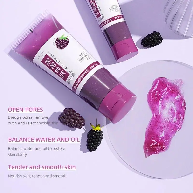 Kem tẩy tế bào chết Toàn Thân Tinh Chất Việt Quất, Bộ 3 miếng Dưỡng Da Body Nữ Dưỡng Body Women 0