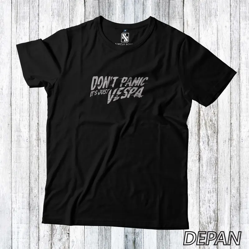Kaos Vespa / Kaos Don't Panic it's Just Vespa / Kaos Vespa Racing 1