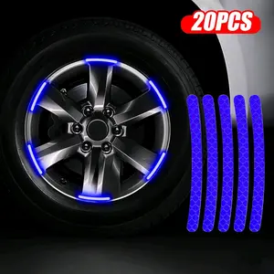 stiker reflektor roda velg sepeda motor mobil 1 set isi 20 pcs