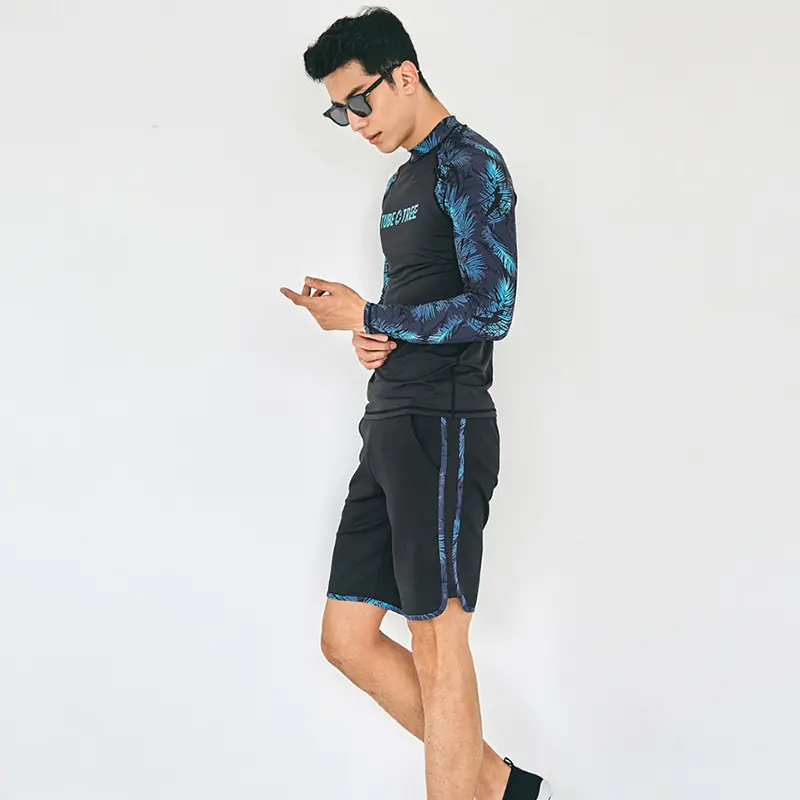 Đồ bơi nam dài tay quần lửng cao cấp DN16 3