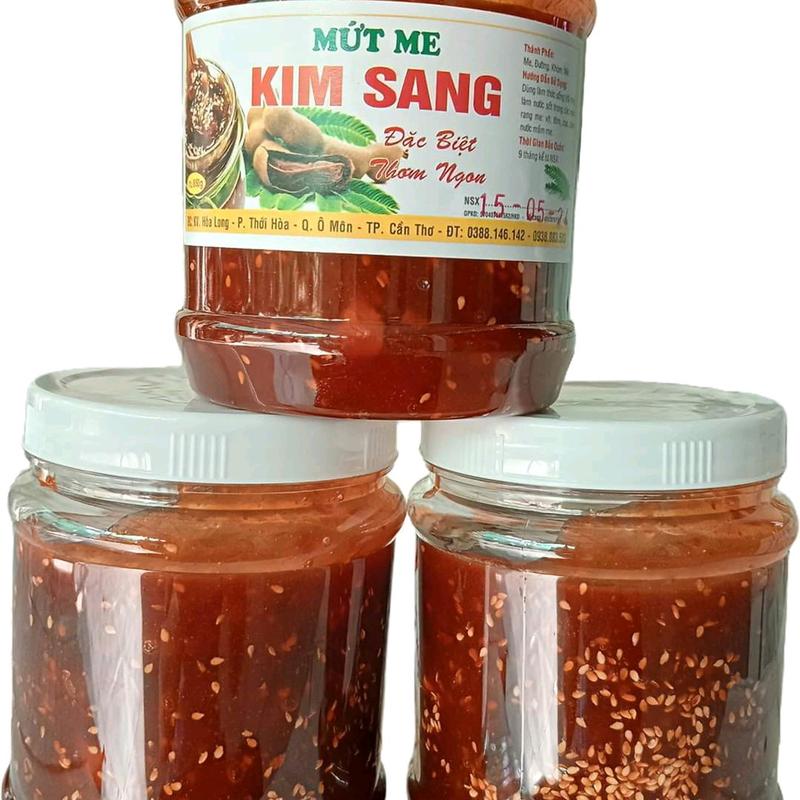 2 Hủ Mứt me ngào đường, me rim uống đá chua ngọt 1