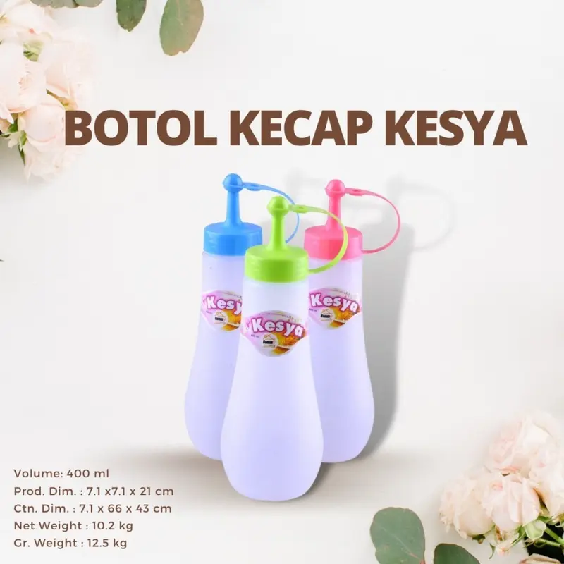 Botol Kecap Kesya Merk Hommy 400ml 0