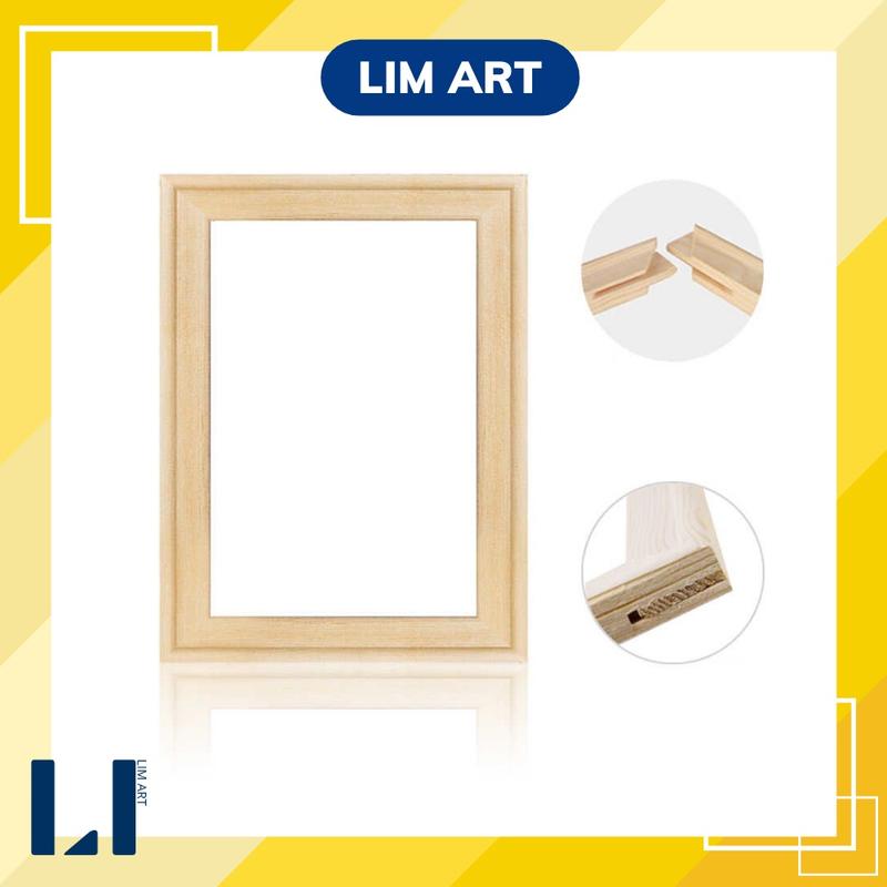 [TẶNG KÈM ĐINH GHIM] Khung gỗ căng tranh tự lắp ráp nhiều kích thước LIM Art- Khung tranh canvas tự căng Tô Màu Vẽ Tranh Diy Diy Làm Đồ Handmade