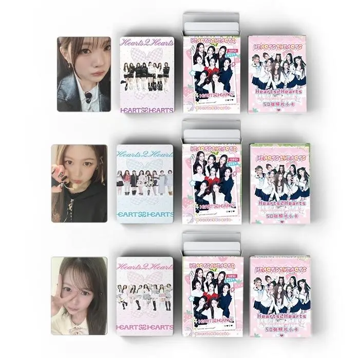 タレントカード Hearts2Hearts Star 3.0 5 ピース/セット KPOP Hearts2Hearts 新アルバムチェイスフォトカード