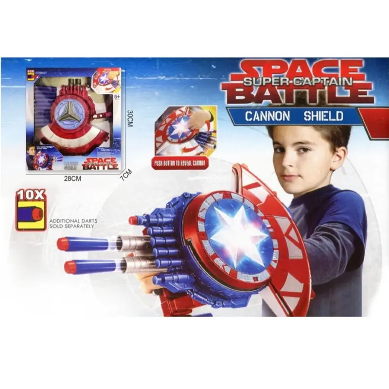 Mainan Anak TAMENG CAPTAIN AMERIKA Cannon Shield Space Battle Tameng Mainan Anak Perempuan - Mainan Anak Laki Laki 6